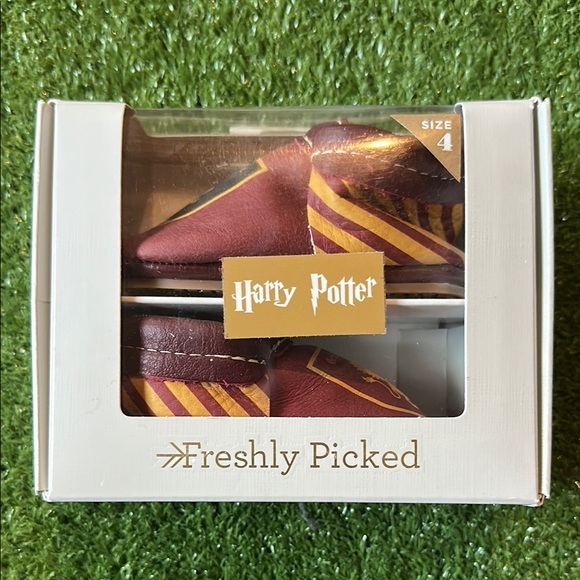 Freshly Picked Other - Freshly Picked Maroon and Gold Baby Moccasins
